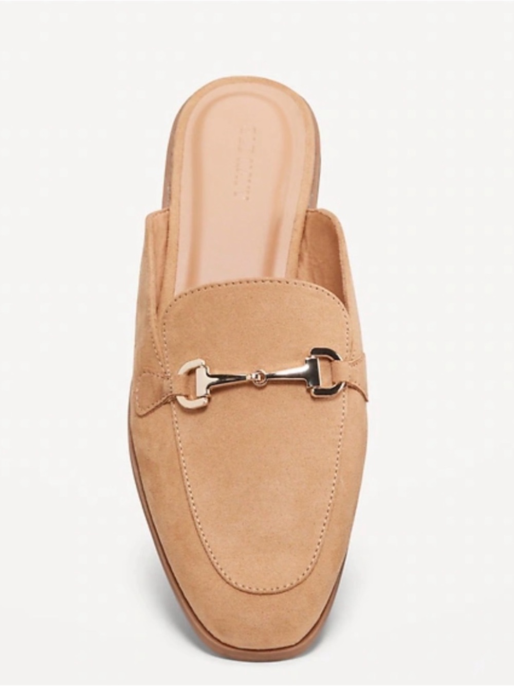 Old Navy Suede Horsebit Backless Mule - Tan